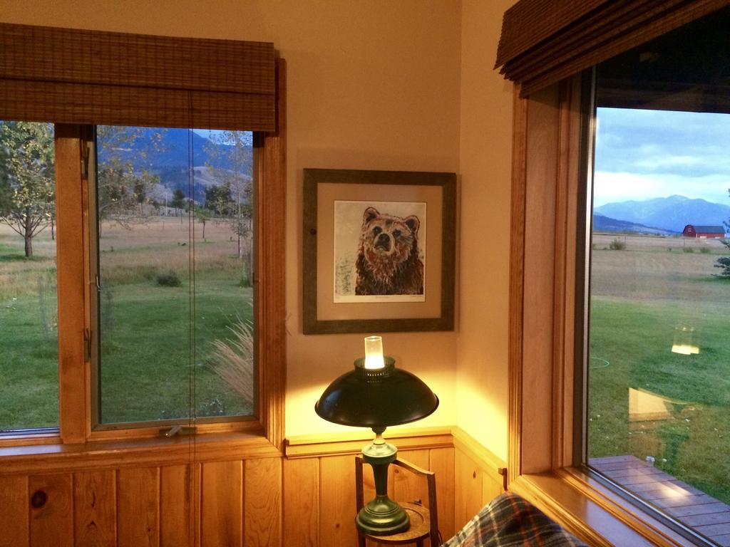 Pine Creek Cabin Livingston Montana Oda fotoğraf